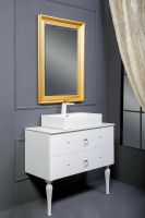Товар: Тумба под раковину Boheme Armadi Art Vallessi Avangarde Piazza 80 841-080-WG подвесная Белый Золото - фото 8 Тумба под раковину Boheme Armadi Art Vallessi Avangarde Piazza 80 841-080-WG подвесная Белый Золото — фото 8, Мебель для ванной