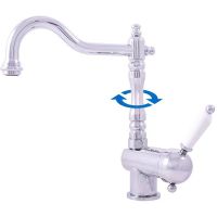 Смеситель для раковины Rav Slezak Labe L508.5/8 Хром — фото 1, Смесители для раковины