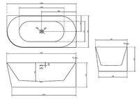 Товар: Акриловая ванна Abber 170х78 AB9258-1.7 R без гидромассажа - фото 5 Акриловая ванна Abber 170х78 AB9258-1.7 R без гидромассажа — фото 5, Ванны