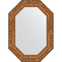 Зеркало Evoform Octagon 55x75 BY 7145 в багетной раме - Виньетка бронзовая 85 мм — фото 1, Мебель для ванной