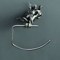 Полотенцедержатель Art&Max Romantic AM-B-0816-T Серебро — фото 2, Полотенцедержатели