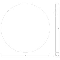 Товар: Зеркало Evoform Colora d90 BY 0455 с окантовкой - Черный цвет - фото 4 Зеркало Evoform Colora d90 BY 0455 с окантовкой - Черный цвет — фото 4, Мебель для ванной