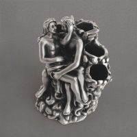 Держатель для зубных щеток Art&Max Romantic AM-B-0081B-T Серебро — фото 3, Аксессуары для ванной