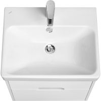 Товар: Тумба под раковину Aquaton Оливия 55 1A254201OL010 подвесная Белая матовая - фото 2 Тумба под раковину Aquaton Оливия 55 1A254201OL010 подвесная Белая матовая — фото 2, Мебель для ванной