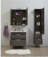 Зеркальный шкаф Aquanet Эвора 80 R 182741 Дуб антик — фото 6, Зеркальные шкафы в ванную