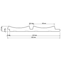 Товар: Декоративная панель HIWOOD LV125 MP5 2700x120x12 мм - фото 5 Декоративная панель HIWOOD LV125 MP5 2700x120x12 мм — фото 5, Панели