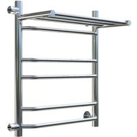 Водяной полотенцесушитель Тругор Браво 3 П ПМ L 60x50 с полкой Хром — фото 1, Водяные полотенцесушители