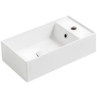 Раковина Simas Agile 50 R AG50 bi*1 Белая — фото 2, Мини-раковины