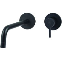 Смеситель для раковины Paffoni Light LIG007NO70 Черный матовый — фото 1, Смесители для раковины