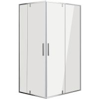 Душевой уголок Grossman Forta 120х80 GR-1280RFo профиль Хром стекло прозрачное — фото 1, Душевые уголки