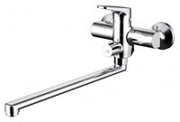 Смеситель для ванны Bravat Eler F6191238CP-01L-RUS универсальный Хром — фото 1, Смеситель для ванны