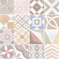 Керамогранит Equipe Caprice Deco Patchwork Pastel 20х20 см арт-22103 — фото 1, Керамогранит