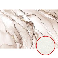 Фреска Ortograf Fluid art 34212 Фактура флок FLK Флизелин (4*2,7) Бежевый, Абстракция — фото 1, Фрески