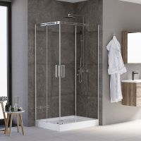 Товар: Душевой уголок Grossman Galaxy 110х80 R GR-3110R профиль Хром стекло прозрачное - фото 2 Душевой уголок Grossman Galaxy 110х80 R GR-3110R профиль Хром стекло прозрачное — фото 2, Душевые уголки