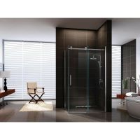 Душевой уголок Berges Gelios 100х80 профиль Хром стекло прозрачное арт-061003 — фото 7, Прямоугольные душевые уголки