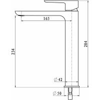 Товар: Смеситель для раковины Black&White Universe UK8302B 8302BUK Черный матовый - фото 7 Смеситель для раковины Black&White Universe UK8302B 8302BUK Черный матовый — фото 7, Смесители