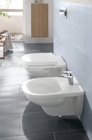 Комплект унитаза Villeroy&Boch O Novo 5660H101 с инсталляцией Tece Base 9400413 с сиденьем Микролифт и Белой клавишей смыва — фото 10, Комплекты унитаз + инсталляция