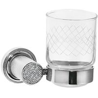 Стакан для зубных щеток Boheme Royal Cristal 10924-CR Хром — фото 1, Мыльницы