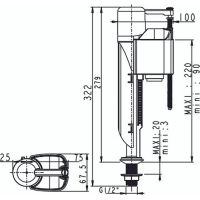 Сливная арматура Wirquin 10975007 Хром — фото 7, Прочие комплектующие для слива и канализации