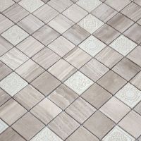 Мозаика Caramelle mosaic Art Stone Art Travertino Silver MAT 30x30 см — фото 2, Мозаика