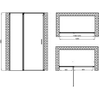 Товар: Душевая дверь Berges Legos LS-2 120 062025 профиль Хром стекло прозрачное - фото 3 Душевая дверь Berges Legos LS-2 120 062025 профиль Хром стекло прозрачное — фото 3, Душевые двери в нишу