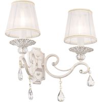 Товар: Настенный светильник Maytoni Elegant Grace ARM247-02-G Белый Золото - фото 3 Настенный светильник Maytoni Elegant Grace ARM247-02-G Белый Золото — фото 3, Светильники