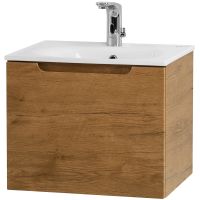 Тумба под раковину BelBagno Etna 60 ETNA-600-1C-SO-RN-P подвесная Rovere Nature — фото 2, Тумбы под раковину