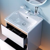 Товар: Тумба под раковину AM.PM X-Joy 55 M85AFSX0552WG Белый глянец - фото 10 Тумба под раковину AM.PM X-Joy 55 M85AFSX0552WG Белый глянец — фото 10, Мебель для ванной