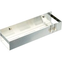 Металлическая полка Boheme Q 10965-NB Никель брашированный — фото 1, Полки для ванной и душа