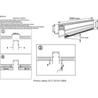 Шинопровод Crystal Lux Space CLT 0.123 01 L2000 BL Черный — фото 2, Шинопроводы