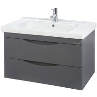 Тумба под раковину Bellezza Санриса 100 4630117270360 подвесная Серебро — фото 1, Тумбы под раковину