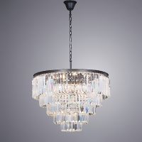 Люстра Divinare Nova 3001/01 LM-13 Прозрачная Черная — фото 2, Люстры