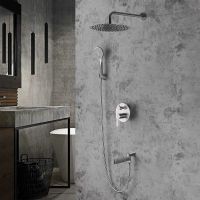 Товар: Душевая система Gappo G7199-30 Сатин - фото 3 Душевая система Gappo G7199-30 Сатин — фото 3, Встраиваемые душевые комплекты