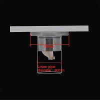 Душевой трап Gappo G81550 с решеткой Хром — фото 4, Трапы для душа