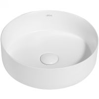 Раковина-чаша Abber Bequem 36 AC2108MW Белая матовая — фото 1, Раковины накладные