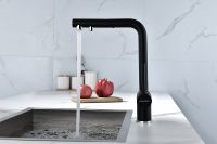 Смеситель для кухни Paulmark Serpentine Se213222-401 Антрацит — фото 14, Смесители для кухни