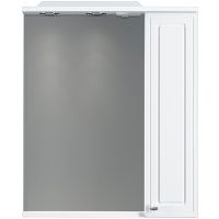 Зеркало со шкафом Damixa RedBlu Palace One 60 M41MPR0601WG с подсветкой Белый — фото 1, Мебель для ванной