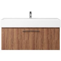 Тумба под раковину Creto Milano 120 5-1393-1394CH подвесная Charleston — фото 1, Тумбы под раковину