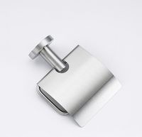 Держатель туалетной бумаги Frap F301 с крышкой Сатин арт-F30103 — фото 5, Держатели туалетной бумаги