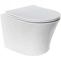 Унитаз Ceruttispa Adige Aria MW CT9245 подвесной Белый матовый с сиденьем Микролифт — фото 1, Унитазы