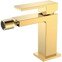 Смеситель для биде Boheme Qubic 476-G Золото глянцевое — фото 1, Смесители