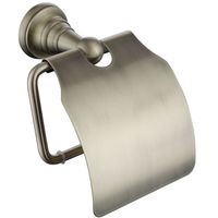 Держатель туалетной бумаги Kaiser KH-4200 с крышкой Бронза — фото 1, Держатели туалетной бумаги