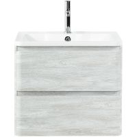 Тумба под раковину BelBagno 70 ALBANO-700-2C-SO-RVB подвесная Rovere Vintage Bianco — фото 2, Тумбы под раковину