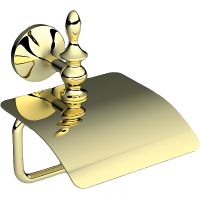 Держатель туалетной бумаги Art&Max Bohemia AM-E-4283-Do с крышкой Золото — фото 1, Держатели туалетной бумаги