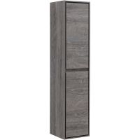 Шкаф пенал Aquanet Милан 35 336387 подвесной Дуб рошелье — фото 1, Пеналы для ванной комнаты