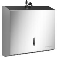 Товар: Диспенсер бумажных полотенец WasserKRAFT K-10091 Хром матовый - фото 1 Диспенсер бумажных полотенец WasserKRAFT K-10091 Хром матовый — фото 1, Диспенсеры бумажных полотенец