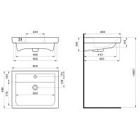 Товар: Тумба с раковиной Misty Венера 60 УТ000001778 Белая - фото 10 Тумба с раковиной Misty Венера 60 УТ000001778 Белая — фото 10, Мебель для ванной