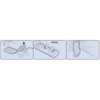 Коврик для ванны Ridder Nevis 68х39 6108001 Белый — фото 6, Коврики для ванной комнаты