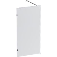 Душевая перегородка AM.PM X-Joy 100 W94WI-100-F1-MTE профиль Хром матовый стекло прозрачное — фото 1, Душевые перегородки