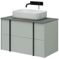 Тумба под раковину Allen Brau Reality 80 1.32005.PWM подвесная Папирус матовый — фото 6, Тумбы под раковину